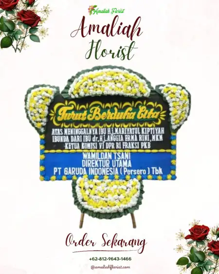 Papan Bunga Duka Balen